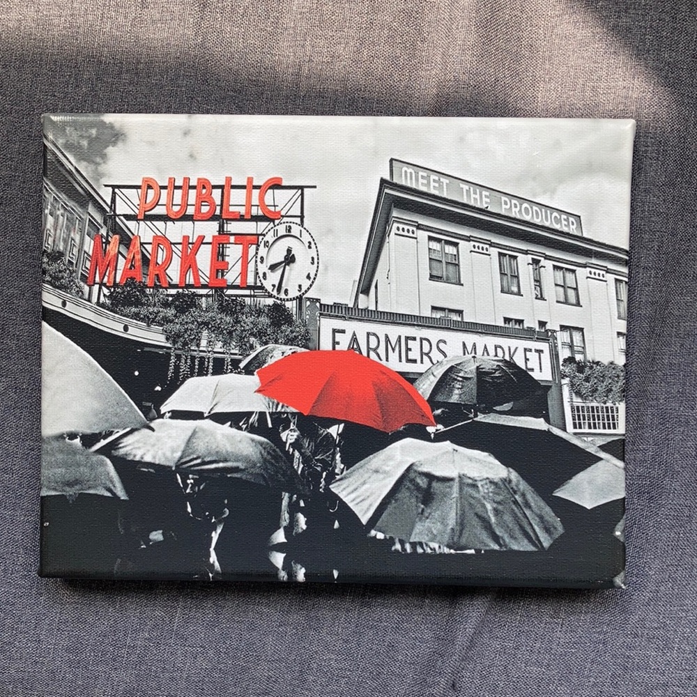 Pikes Place Market canvas